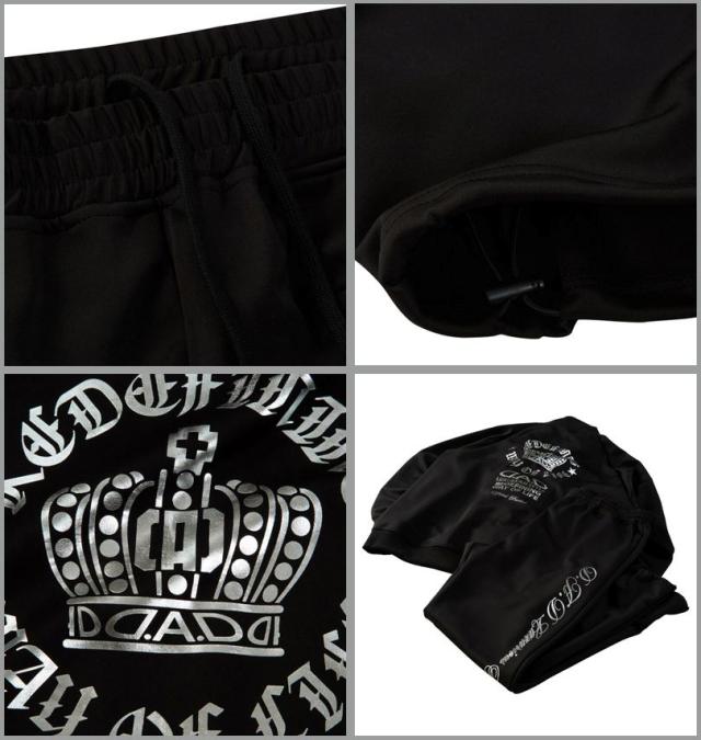 大きいサイズ D.A.D ジャージ 上下セット ブラック×シルバー 3L 4L 5L 6L 7L 8L/1278-5661-2-178
