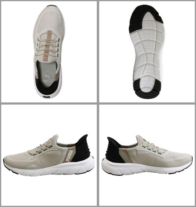 大きいサイズ PUMA スニーカー (SOFTRIDEフレックスレースEASE IN ALTワイド) デザートダスト 30cm/1240-5300-1-79