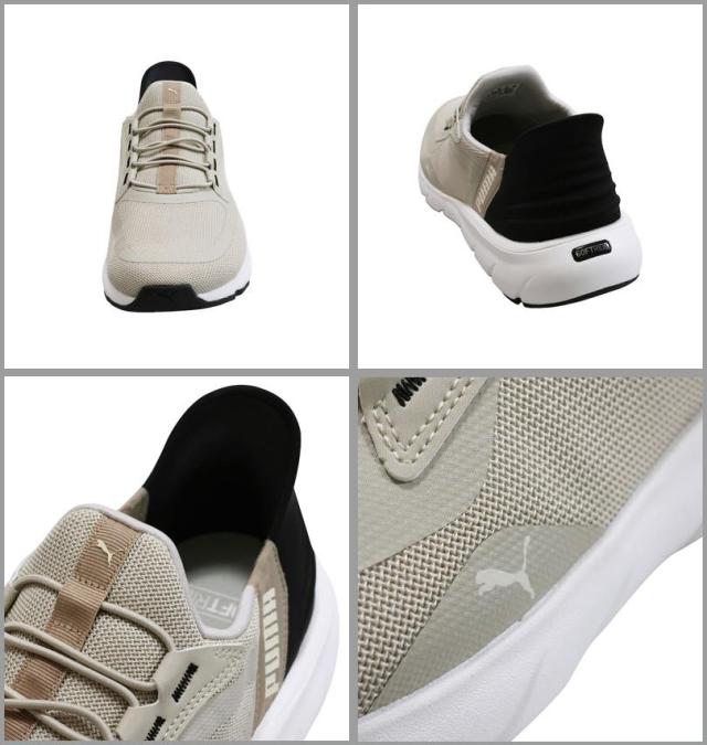 大きいサイズ PUMA スニーカー (SOFTRIDEフレックスレースEASE IN ALTワイド) デザートダスト 30cm/1240-5300-1-79