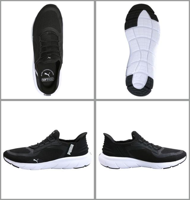 大きいサイズ PUMA スニーカー (SOFTRIDEフレックスレースEASE IN ALTワイド) プーマブラック 30cm/1240-5300-2-79