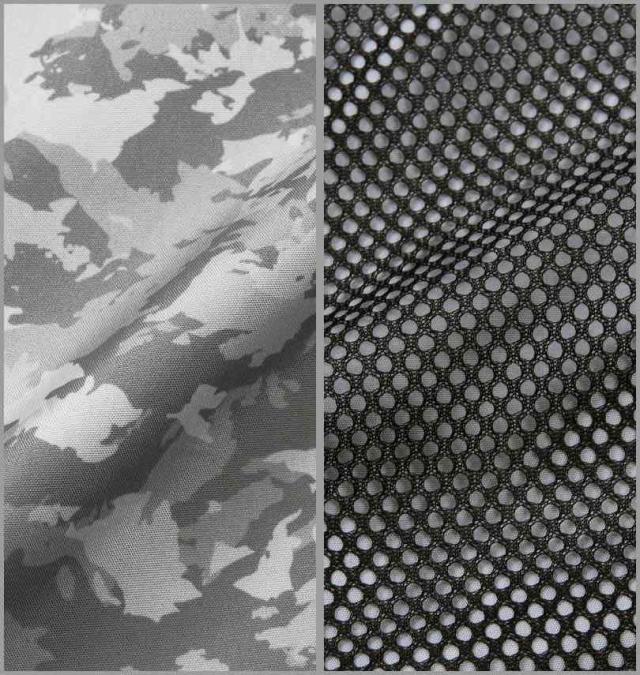 大きいサイズ OUTDOOR PRODUCTS フルダルタフタ 裏フィルム+裏メッシュ ジャケット グレーカモ 3L 4L 5L 6L/1253-4300-1-79