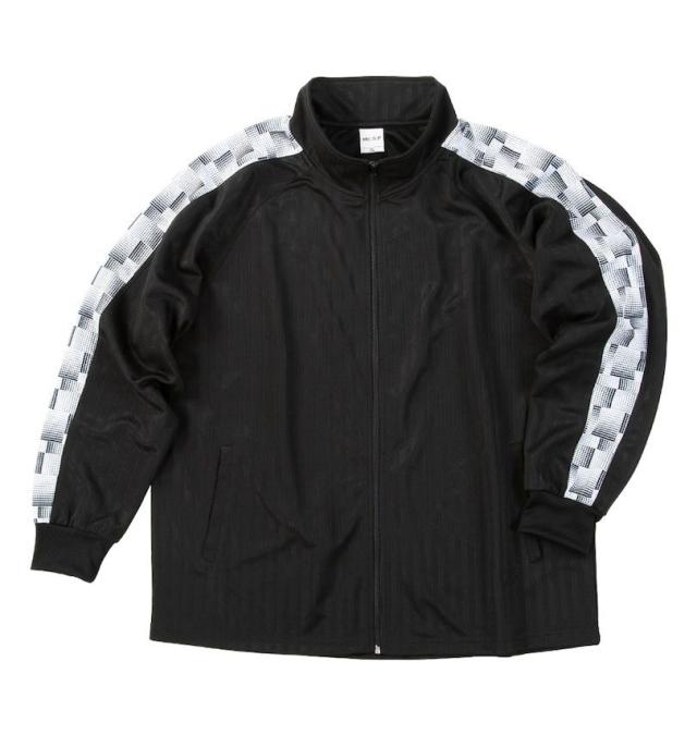 大きいサイズ Mc.S.P ハーフトーンドット 切替 ジャージ 上下セット ブラック×ホワイト 3L 4L 5L 6L 8L/1256-5300-2-79