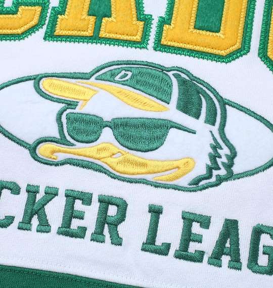 大きいサイズ b-one-soul DUCK DUDE切替クルーネックスウェット グリーン 3L 4L 5L 6L/1258-2391-1-79