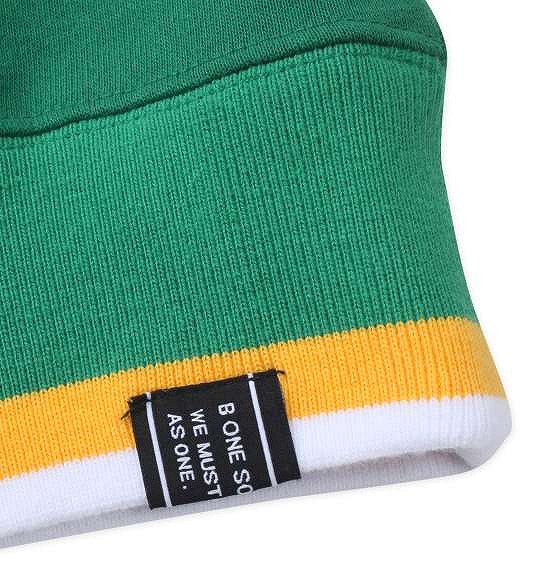 大きいサイズ b-one-soul DUCK DUDE切替クルーネックスウェット グリーン 3L 4L 5L 6L/1258-2391-1-79