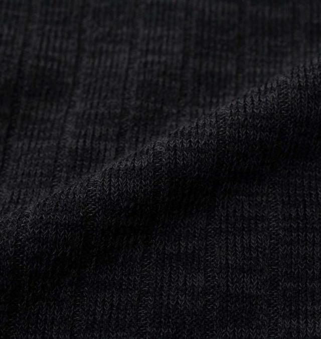 大きいサイズ launching pad 針抜きストライプ 半袖フルジップパーカー+半袖Tシャツ ブラック杢×ホワイト 3L 4L 5L 6L/1258-4252-2-79