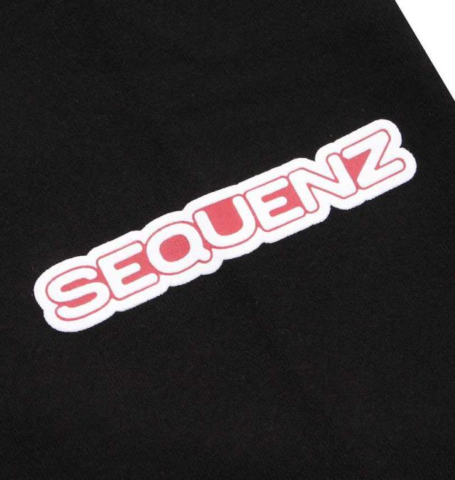 大きいサイズ SEQUENZ ブラーモチーフ クルーネック スウェット ブラック 3L 4L 5L 6L/1258-4340-2-79