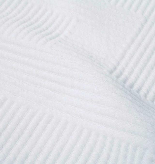 大きいサイズ in the attic ジャガード デニムエンボス加工 トレーナー ホワイト 3L 4L 5L 6L/1258-4371-1-79