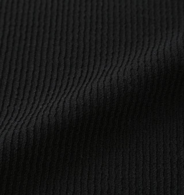 大きいサイズ in the attic デニム エンボス プリント ジャガード 半袖 Tシャツ ブラック 3L 4L 5L 6L/1258-5222-2-79