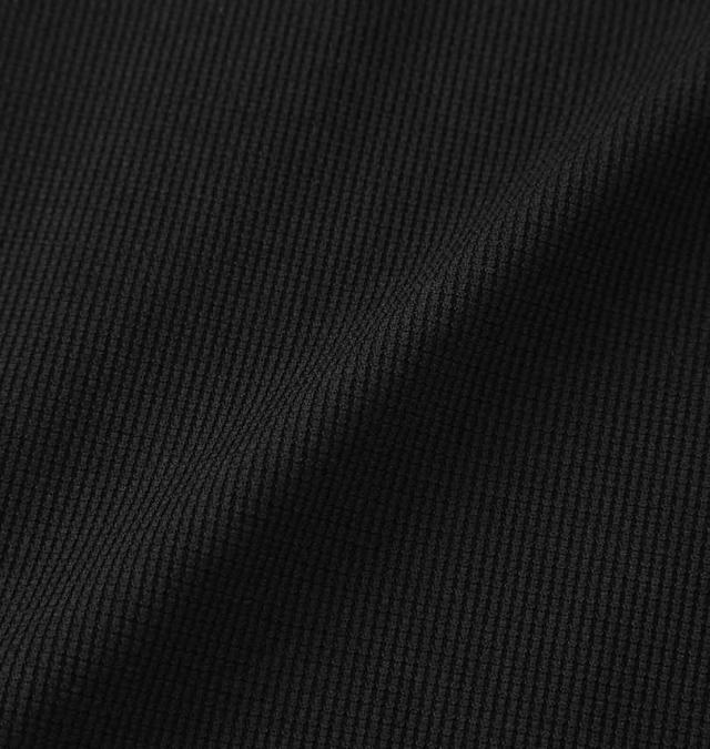 大きいサイズ COLLINS ミニワッフル 長袖 カーディガン+天竺 半袖 Tシャツ セット ブラック×ホワイト 3L 4L 5L 6L 8L/1258-5300-2-79