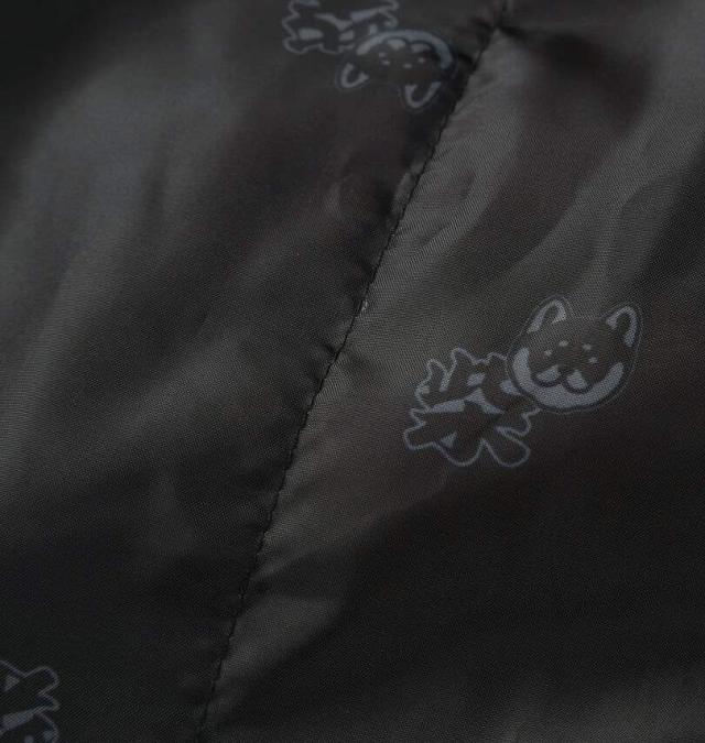 大きいサイズ 黒柴印和んこ堂 麻の葉紋様柄 ふわもこ 半纏 はんてん キャメル 3L 5L 7L/1258-5324-2-79