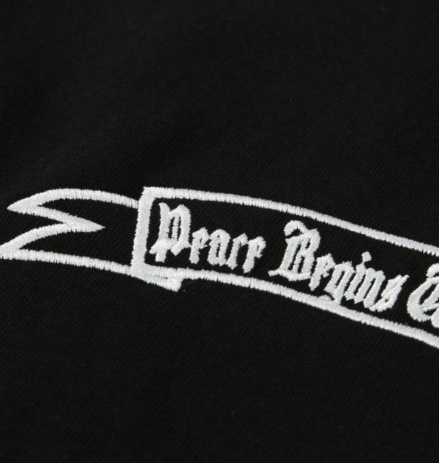 大きいサイズ in the attic ベアシルエット 発泡箔プリント 長袖 Tシャツ ブラック 3L 4L 5L 6L/1258-5361-2-79