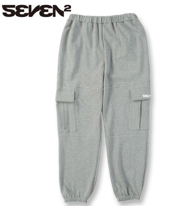 大きいサイズ SEVEN2 裏毛 スウェット カーゴパンツ グレー 3L 4L 5L 6L 8L/1264-5310-1-79