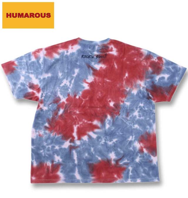 大きいサイズ HUMAROUS PUG SUSHI Community 半袖 Tシャツ レッドタイダイ 3L 4L 5L 6L/1268-4250-1-79