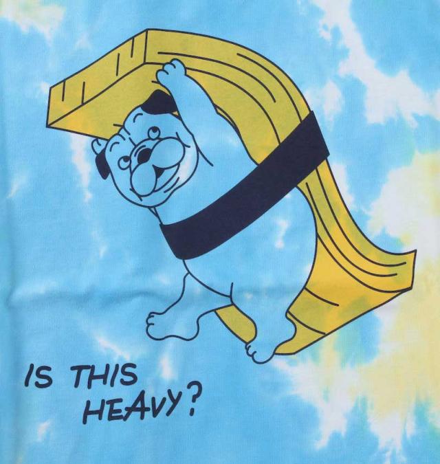 大きいサイズ HUMAROUS PUG SUSHI Community 半袖 Tシャツ イエロータイダイ 3L 4L 5L 6L/1268-4250-2-79