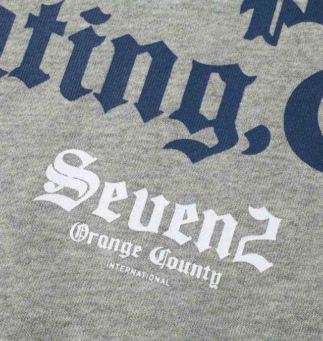 大きいサイズ SEVEN2 裏毛 フルジップ パーカー ヘザーグレー 3L 4L 5L 6L 8L/1268-4302-1-79