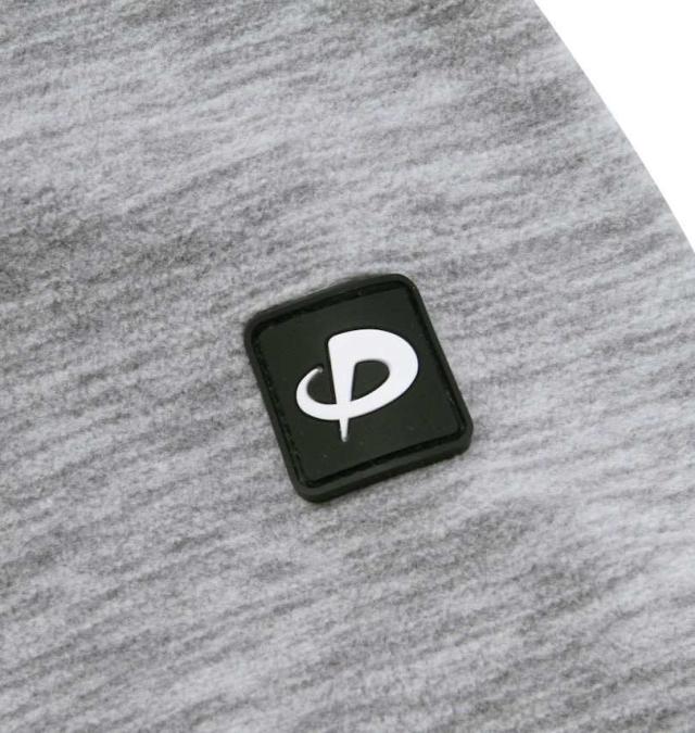 大きいサイズ Phiten 流し杢 フリースジャケット グレー 3L 4L 5L 6L 8L/1273-4620-1-79