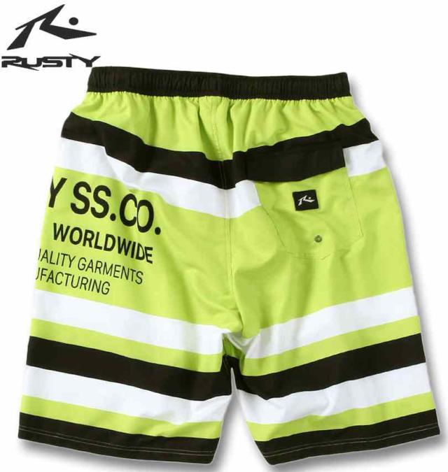 大きいサイズ RUSTY マイクロツイルサーフパンツ レモン 3L 4L 5L 6L 8L/1274-3256-2-79