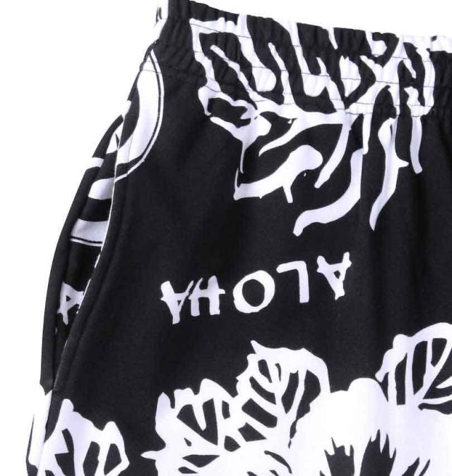 大きいサイズ RealBvoice スウェットハーフパンツ ブラック 3L 4L 5L 6L/1274-3273-2-79