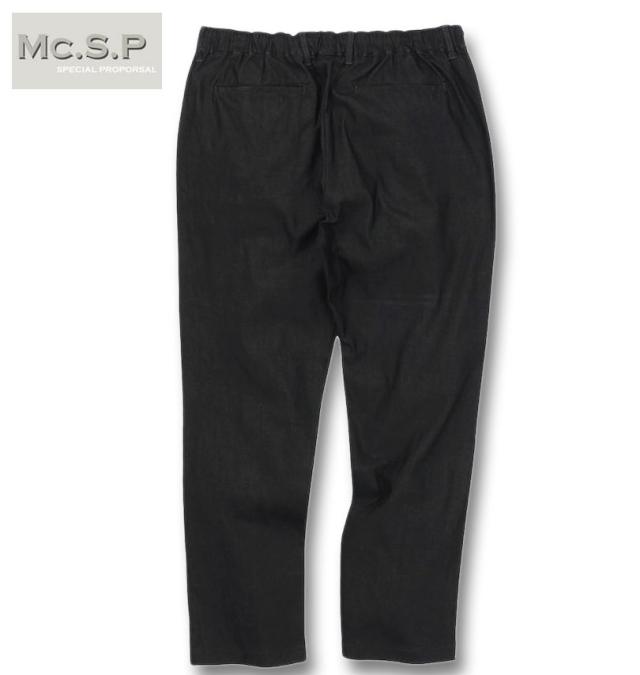 大きいサイズ Mc.S.P スーパーストレッチ イージーパンツ ブラック 7L 8L 9L 10L/1274-4660-4-79