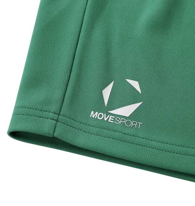 大きいサイズ MOVESPORT ビッグロゴ ハーフパンツ グリーン 3L 4L 5L 6L/1274-5245-3-79
