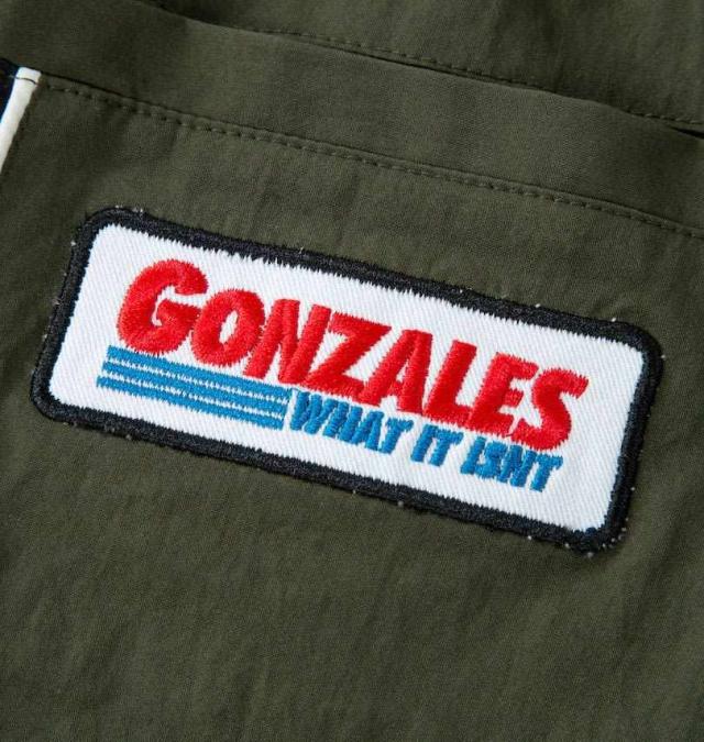 大きいサイズ (What it isNt) ポリストレッチクロス ハーフパンツ カーキ 3L 4L 5L 6L 8L/1274-5530-1-79