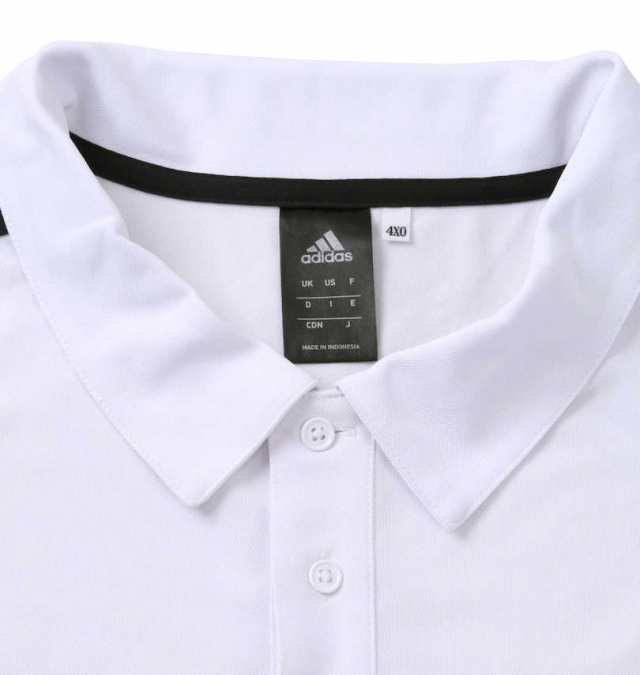 大きいサイズ adidas(アディダス) 半袖ポロシャツ ホワイト 3XO〜8XO/1278-2282-1-79の通販は