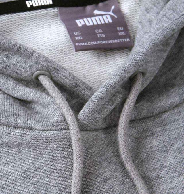 大きいサイズ PUMA エッセンシャルビッグロゴプルパーカー ミディアムヘザーグレー 2XL 3XL 4XL/1278-3203-1-79