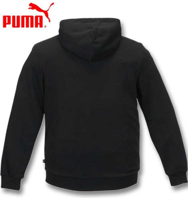 大きいサイズ PUMA エッセンシャルビッグロゴプルパーカー プーマブラック 2XL 3XL 4XL/1278-3203-2-79