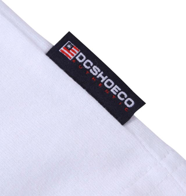 大きいサイズ DCSHOES 23 ARCH LOGO半袖Tシャツ ホワイト 3L 4L 5L 6L/1278-3221-1-79