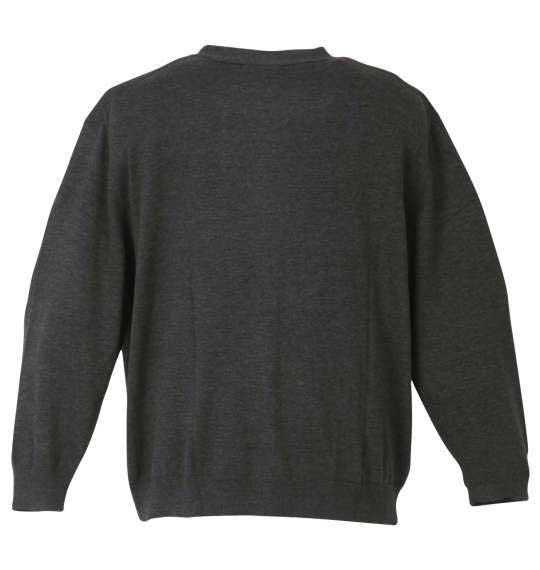 大きいサイズ Mc.S.P ニットカーディガン チャコール 3L 4L 5L 6L 8L/1278-3340-1-79