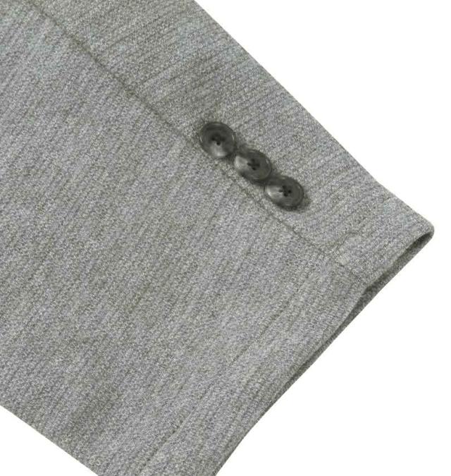 大きいサイズ Mc.S.P 裏ボーダーカットジャケット グレー 3L 4L 5L 6L 7L 8L/1278-3396-1-79