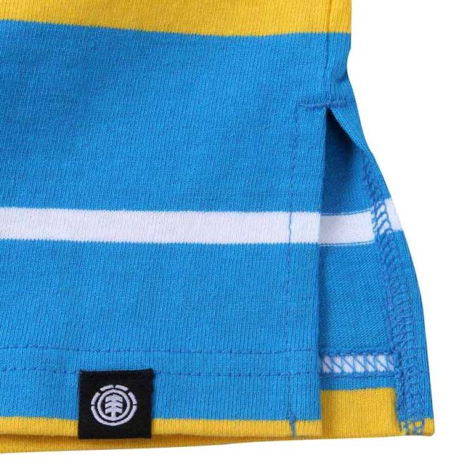 大きいサイズ ELEMENT BIG BORDER半袖Tシャツ ブルー 3L 4L 5L 6L/1278-3552-1-79