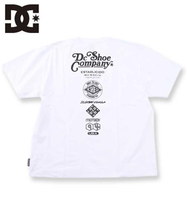 大きいサイズ DCSHOES 24 TECH JERSEY VARIOUS 半袖 Tシャツ ホワイト 3L 4L 5L 6L/1278-4212-1-79