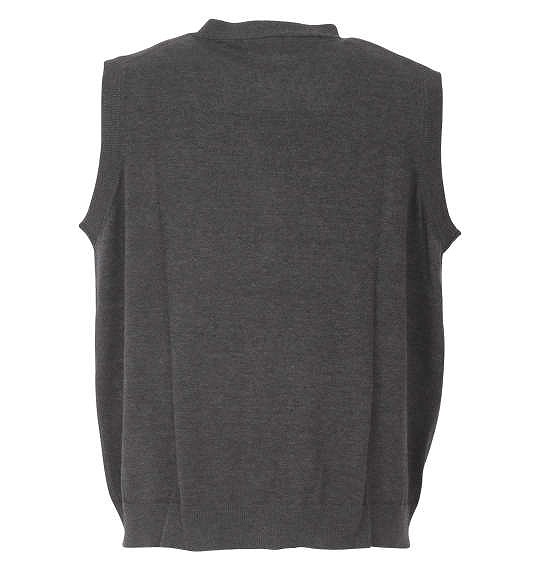 大きいサイズ Mc.S.P ニットベスト チャコール 3L 4L 5L 6L 8L/1278-4376-1-79