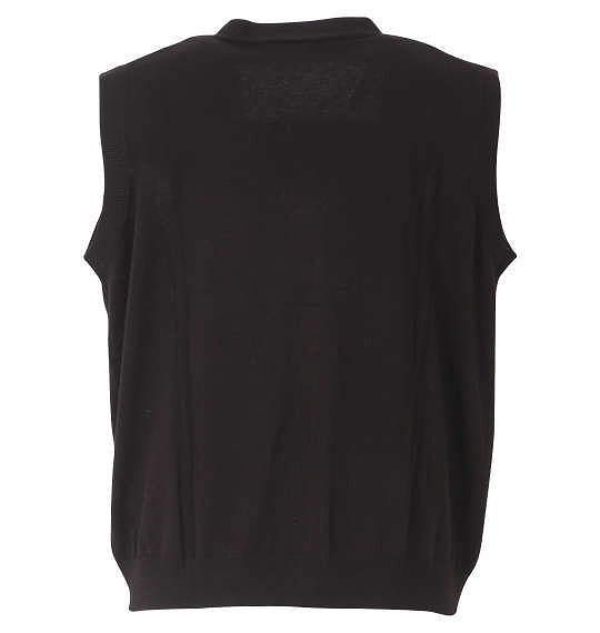 大きいサイズ Mc.S.P ニットベスト ブラック 3L 4L 5L 6L 8L/1278-4376-2-79