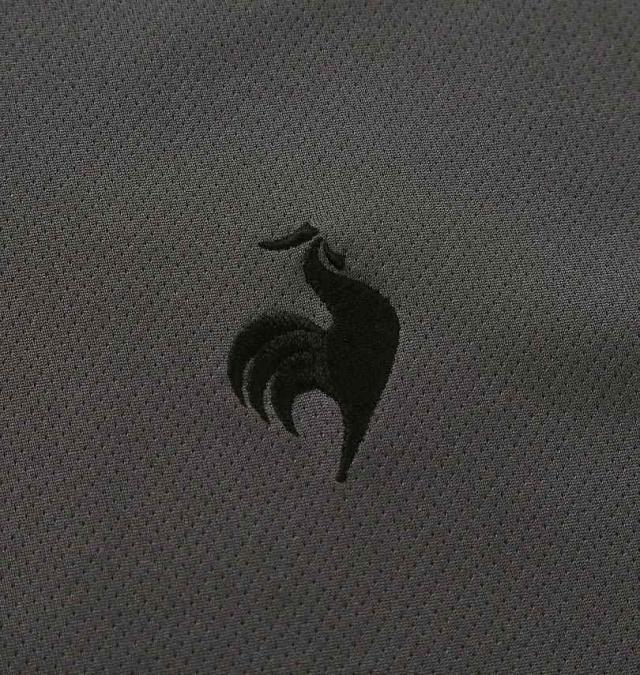 大きいサイズ LE COQ SPORTIF エコペット ハーフジップ 半袖シャツ グレー 3L 4L 5L 6L/1278-5261-4-79