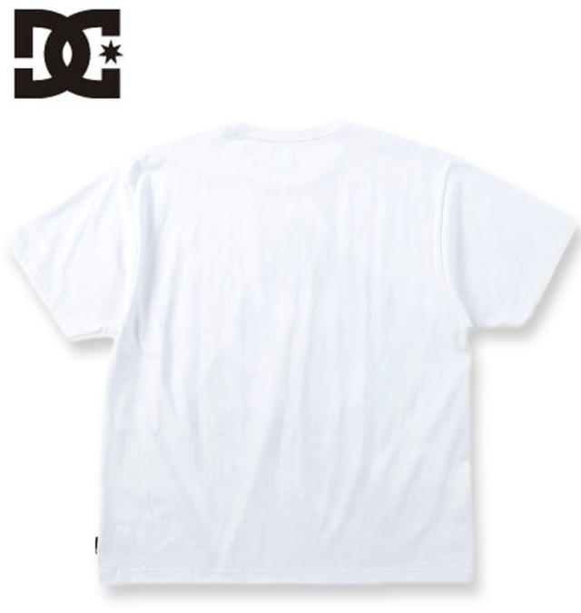 大きいサイズ DCSHOES 25 MONO BIG STAR 半袖 Tシャツ ホワイト 3L 4L 5L 6L/1278-5270-1-79