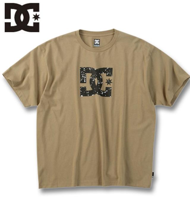大きいサイズ DCSHOES 25 SPLASH LOGO 半袖 Tシャツ ベージュ 3L 4L 5L 6L/1278-5271-1-79