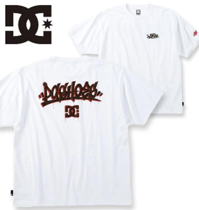 大きいサイズ DCSHOES 25 GRAFFITTI 半袖 Tシャツ ホワイト 3L 4L 5L 6L/1278-5272-1-79