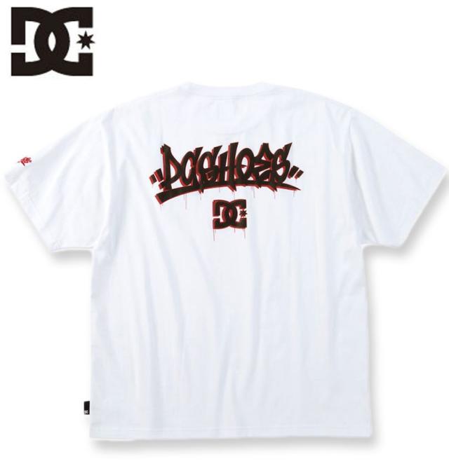 大きいサイズ DCSHOES 25 GRAFFITTI 半袖 Tシャツ ホワイト 3L 4L 5L 6L/1278-5272-1-79