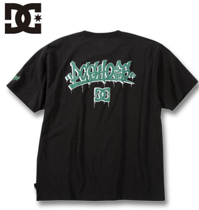 大きいサイズ DCSHOES 25 GRAFFITTI 半袖 Tシャツ ブラック 3L 4L 5L 6L/1278-5272-2-79
