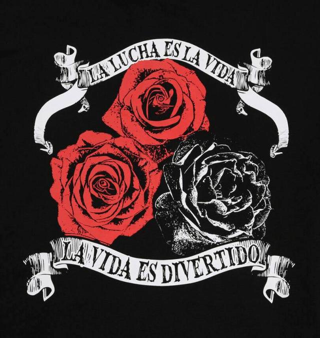 大きいサイズ 新日本プロレス エル・デスペラード 「LA LUCHA ES LA VIDA」 フルジップパーカー ブラック 3L 4L 5L 6L 8L/1278-5671-1-79