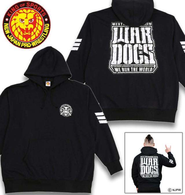 大きいサイズ 新日本プロレス BULLET CLUB WAR DOGS「WE RUN THE WORLD」 プルパーカー ブラック 3L 4L 5L 6L 8L/1278-5672-1-79