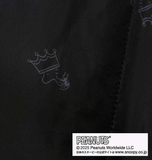 大きいサイズ PEANUTS スヌーピー ふわもこ 半纏 はんてん チャコール 3L 5L 7L/1279-5302-1-79