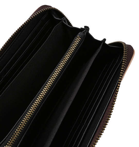 絡繰魂 エンボス レザー ウォレット 長財布 龍 ブラック/1260-5210-2-180