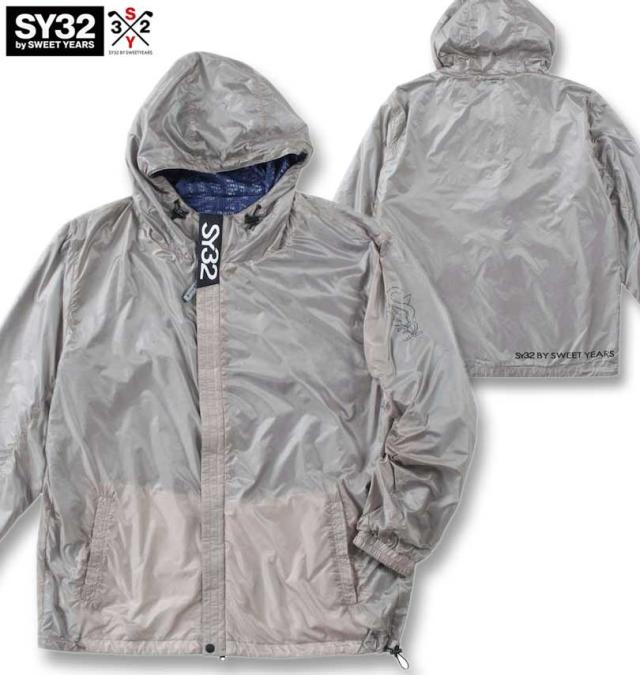 【SY32 SWEET YEARS】レディース ウィンドブレーカー S グレー SY32 SWEET YEARS】レディース ウィンドブレーカー S グレー SY32 by