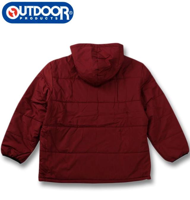 大きいサイズ OUTDOOR PRODUCTS デュスポ 中綿 キルトジャケット レッド 3L 4L 5L 6L/1253-5321-1-81