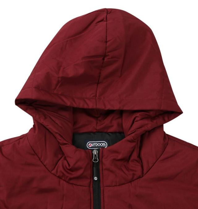 大きいサイズ OUTDOOR PRODUCTS デュスポ 中綿 キルトジャケット レッド 3L 4L 5L 6L/1253-5321-1-81