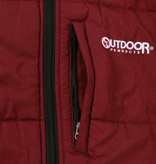 大きいサイズ OUTDOOR PRODUCTS デュスポ 中綿 キルトジャケット レッド 3L 4L 5L 6L/1253-5321-1-81