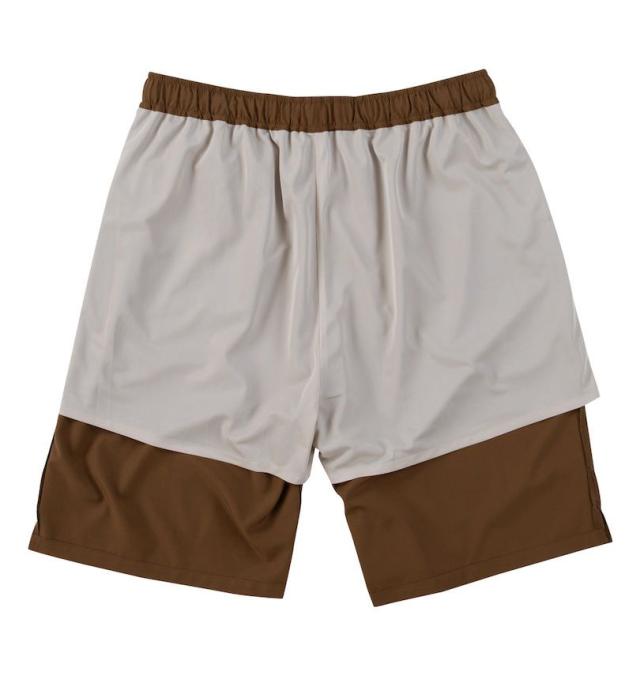 大きいサイズ RealBvoice NO-PANTS STYLE DRY ストレッチ ショーツ ブラウン 3L 4L 5L 6L/1274-5535-1-81